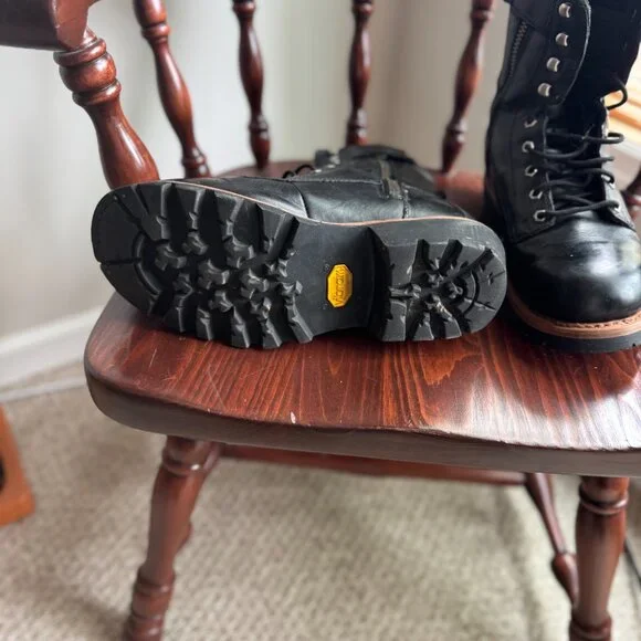 Bates Tactical Talimena Logger Black Leather Men’s 9" Boots Riding Size 13 - Picture 2 of 4